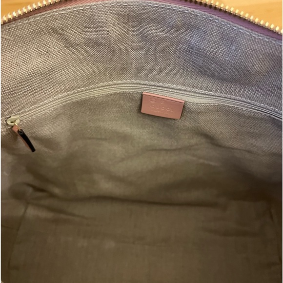 GENUINE, NEW! NEVER USED!! Gucci satchel in dusty pink. - Picture 6 of 15